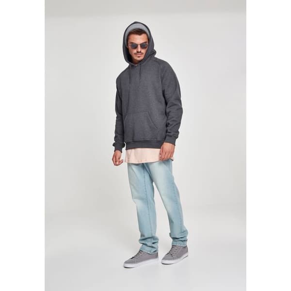Huvtröja - Urban Classic - Grå - Långa ärmar - Unisex - Storlek upp till 6XL