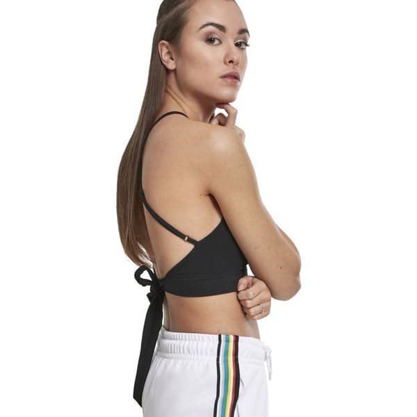 Crop top dam - Urban Classic - Triangle - Svart - Loose fit - Utan ärmar