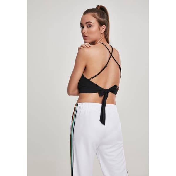 Crop top dam - Urban Classic - Triangle - Svart - Loose fit - Utan ärmar