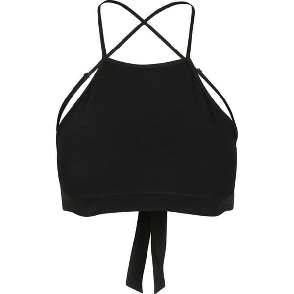 Crop top dam - Urban Classic - Triangle - Svart - Loose fit - Utan ärmar