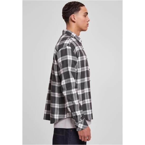 Surchemise - Urban Classics - Oversize - Rutigt mönster - Bröstficka - Återvunnen tyg