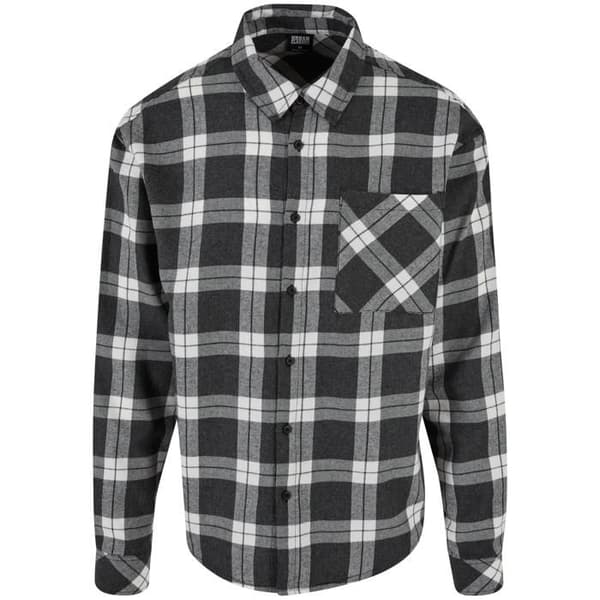 Surchemise - Urban Classics - Oversize - Rutigt mönster - Bröstficka - Återvunnen tyg