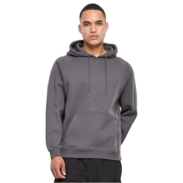 Huvtröja - URBAN CLASSICS - Svart - Långa ärmar - Unisex - Storlek upp till 6XL