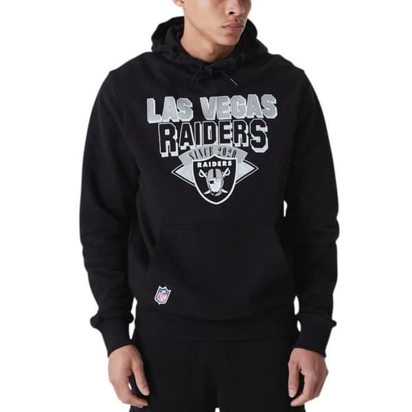 New Era Fleece NFL Hoodie - Las Vegas Raiders - Herr - Svart