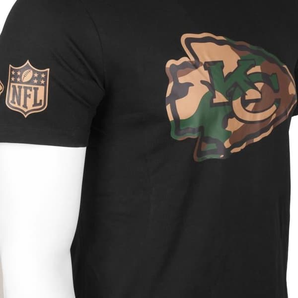 New Era Fotboll Supportertröja - NFL Lag noir / wood camo
