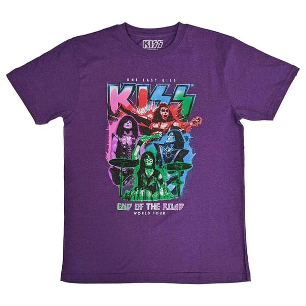 KISS End Of The Road Colour Pop T Shirt M