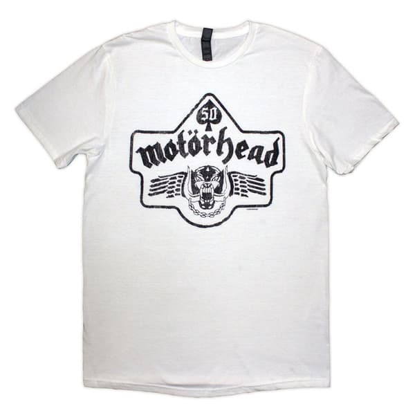 Motorhead 50 Years Ace Wings Emblem T Shirt