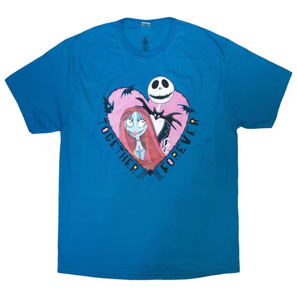 The Nightmare Before Christmas Jack & Sally Together Forever T Shirt