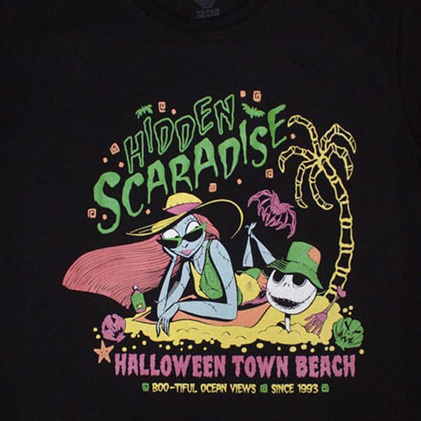 The Nightmare Before Christmas Hidden Scaradise T Shirt