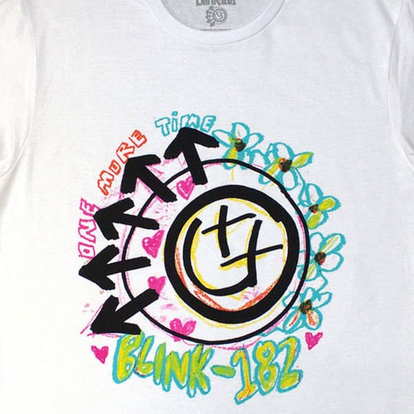 Blink-182 Crayon Band Logo T Shirt