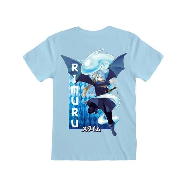 Heroes Inc - Den tiden jag återföddes som en slime - T-Shirt Rimuru Ryggtryck - (L)