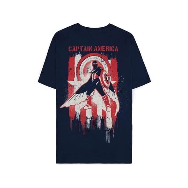 Difuzed - Captain America Brave New World - T-shirt Sköld - (XL)