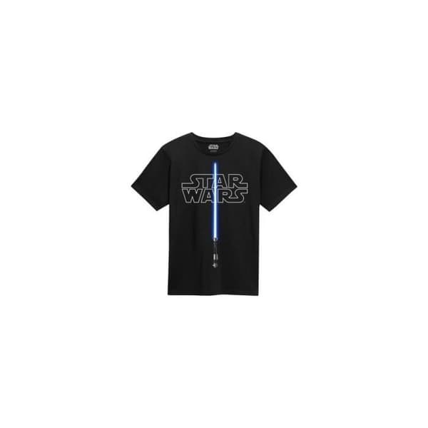 Heroes Inc - Star Wars - T-shirt som lyser i mörkret med lasersvärd - (XL)