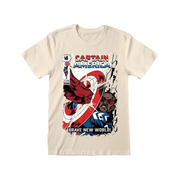 Heroes Inc - Captain America Modig Ny Värld - T-Shirt Impact - (XL)