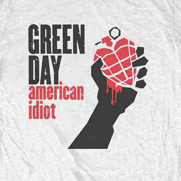 Green Day American Idiot Band Logo T Shirt