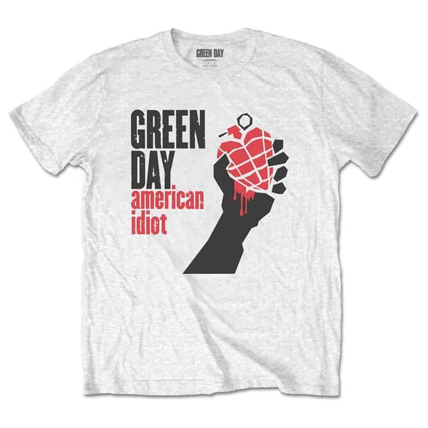 Green Day American Idiot Band Logo T Shirt