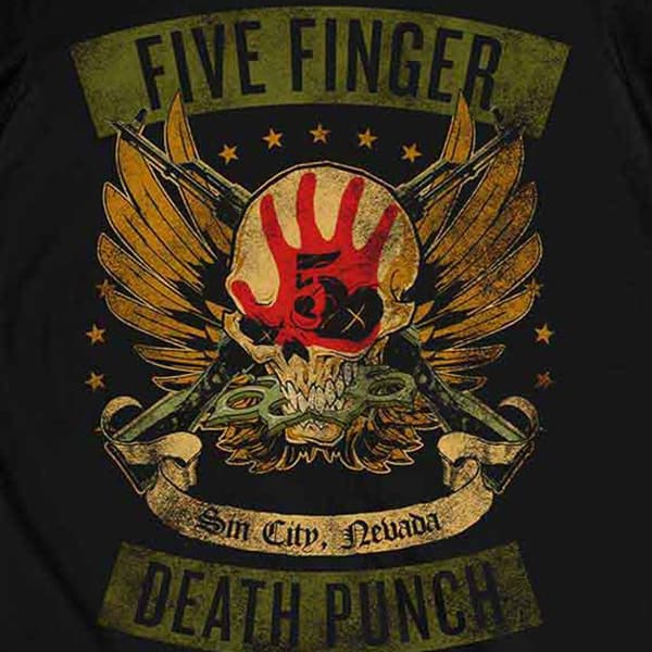 Five Finger Death Punch Locked And Loaded T Shirt