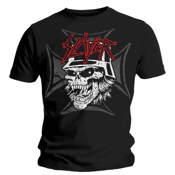 Slayer Graphic Skull Band Logo T Shirt