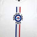 Miniatyrbild 2 av 3: Oasis Stripes 95 Band Logo T Shirt
