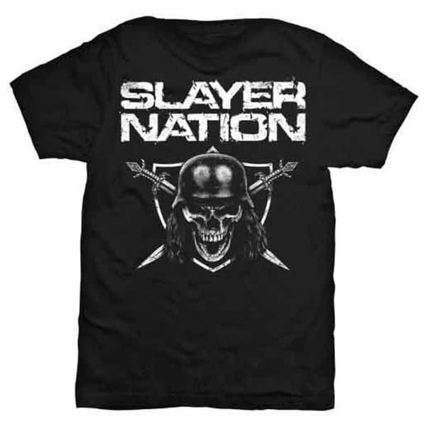 Slayer Slayer Nation Band Logo T Shirt Black M