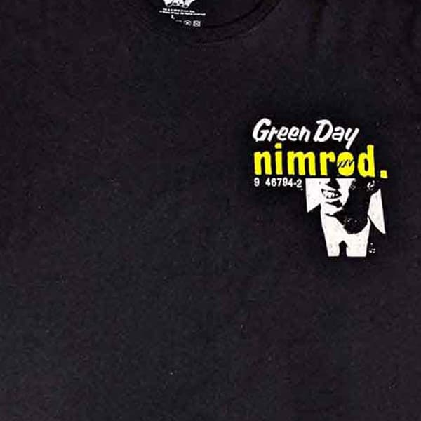 Green Day Nimrod Breast Print T Shirt