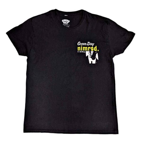 Green Day Nimrod Breast Print T Shirt