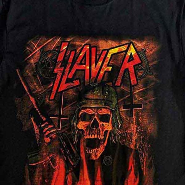 Slayer Wehrmacht Band Logo T Shirt