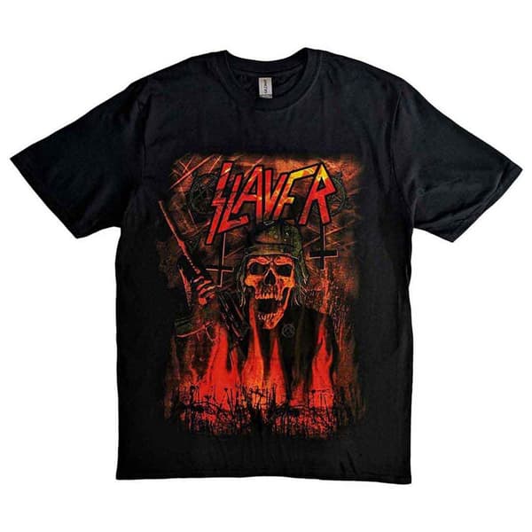 Slayer Wehrmacht Band Logo T Shirt