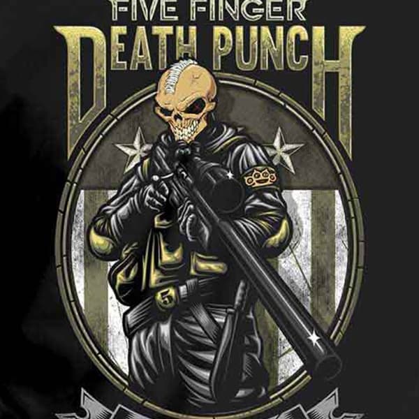 Five Finger Death Punch Sniper T Shirt