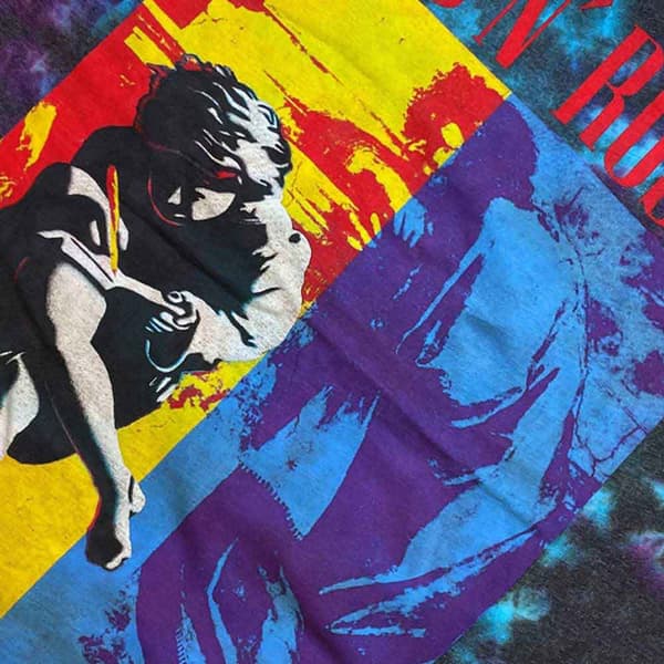 Guns N' Roses Use Your Illusion Dye Wash Dip Dye T Shirt