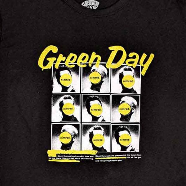 Green Day Nimrod Band Logo T Shirt