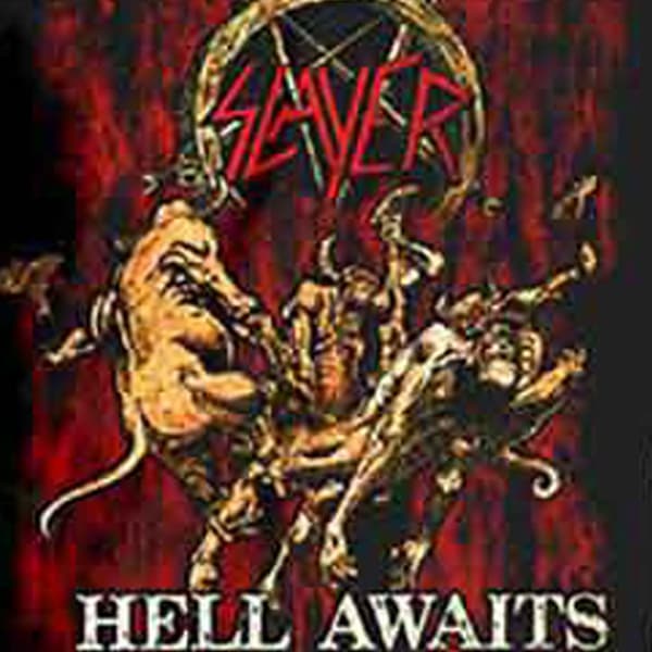 Slayer Hell Awaits Band Logo T Shirt
