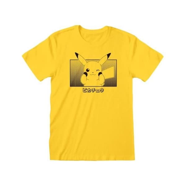 Hjältar Inc - Pokémon - T-shirt Pikachu Katakana - (S)
