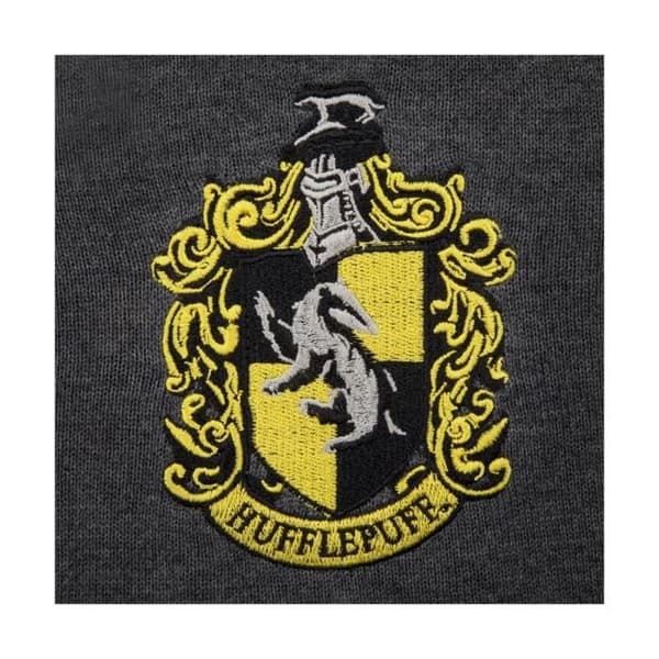 Svett - Cinereplicas - Harry Potter - Hufflepuff - Gul - Långärmad - Klassisk krage
