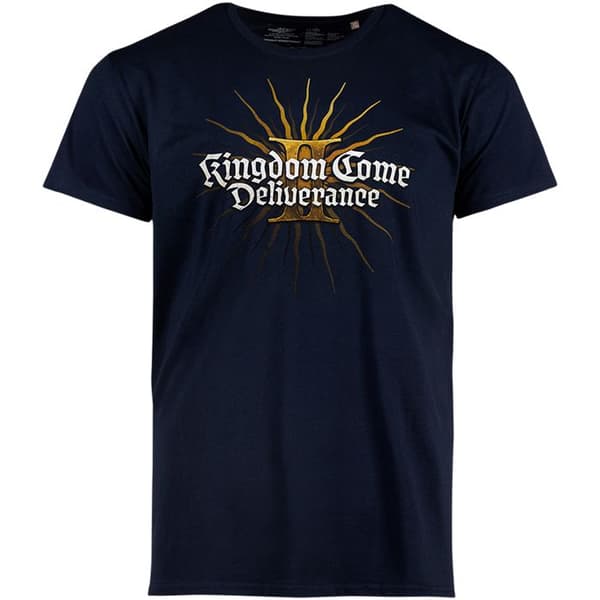 Kingdom Come Deliverance II Logotyp - T-shirt Marinblå, L