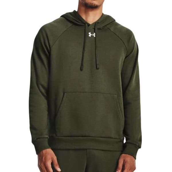Huvtröja - UNDER ARMOR - Rival - Herr - Kaki - Långa ärmar