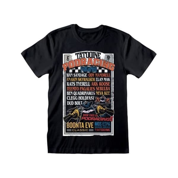 Heroes Inc - Star Wars - T-shirt Podracing - (L)