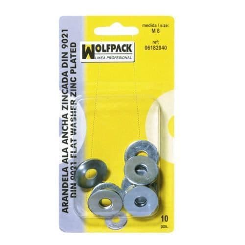 Arandelas Ala Ancha Din9021 M03 (100 Piezas)