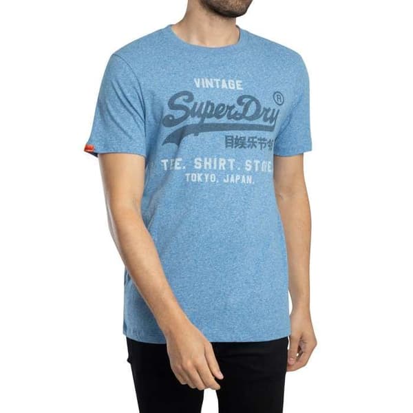 T-shirt Klassisk Avslappnad Med Vintage Logotyp - Superdry