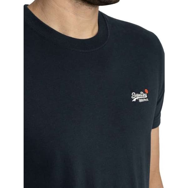 T-shirt Superdry Essential Contrast Pr präglad Logotyp Herr