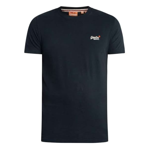 T-shirt Superdry Essential Contrast Pr präglad Logotyp Herr