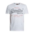 Miniatyrbild 5 av 5: T-shirt Superdry Herrar Heritage Vit Bomull