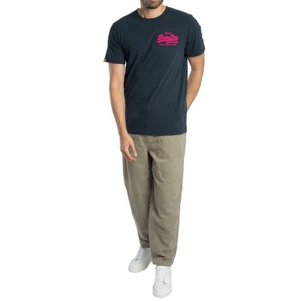T-shirt Superdry Vintage Logo Broderad Avslappnad Herr