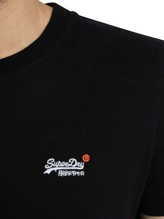 T-shirt Superdry Essential Contrast Pr präglad Logotyp Herr
