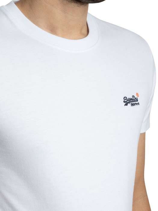 T-shirt Superdry Essential Contrast Pr präglad Logotyp Herr