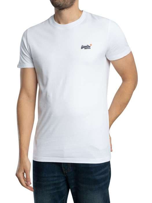 T-shirt Superdry Essential Contrast Pr präglad Logotyp Herr