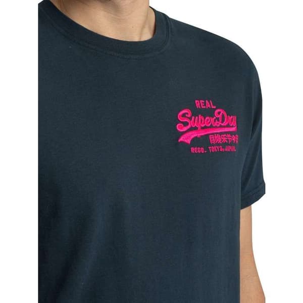 T-shirt Superdry Vintage Logo Broderad Avslappnad Herr
