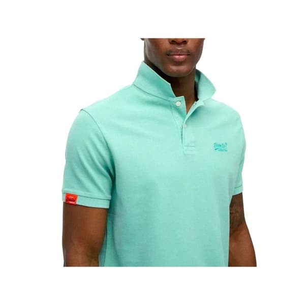 Polos Superdry vint destroy polo 2md spearmint ljusgrön