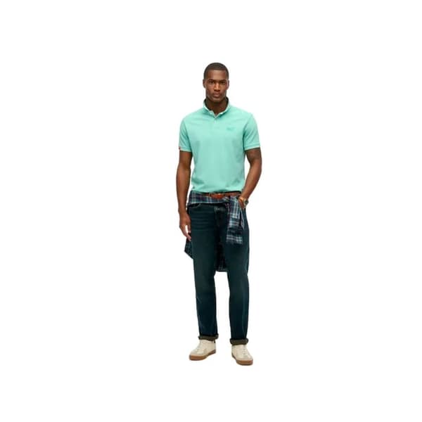 Polos Superdry vint destroy polo 2md spearmint ljusgrön