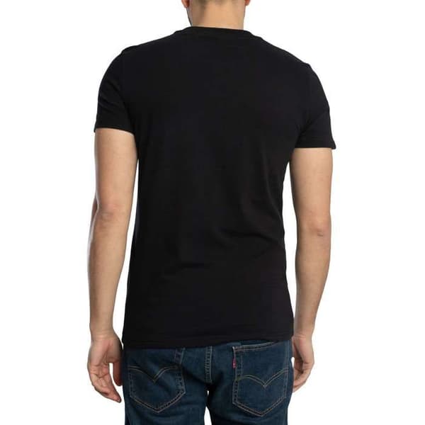 T-shirt - SUPERDRY - Essential Contrast Embossed Logo - Svart - 100% bomull - Kortärmad